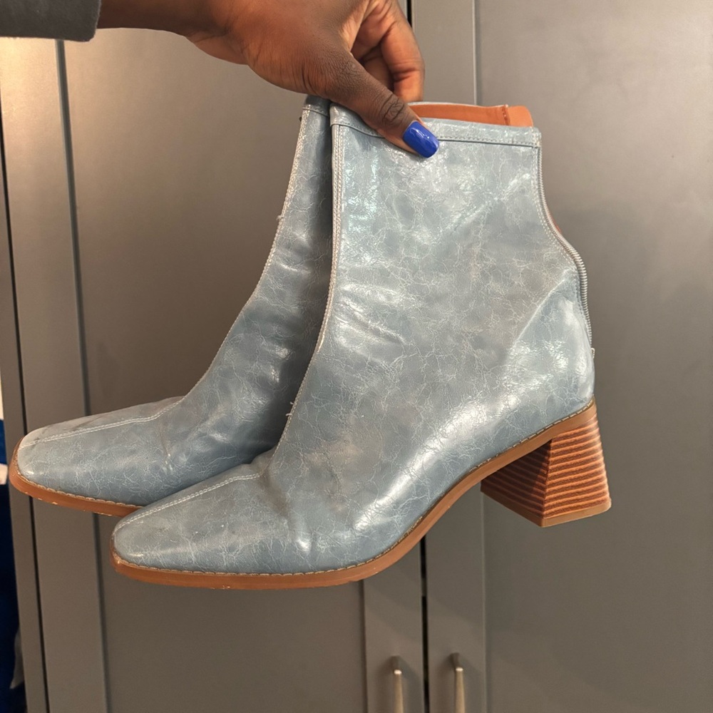 ASOS Blue Ankle Boots